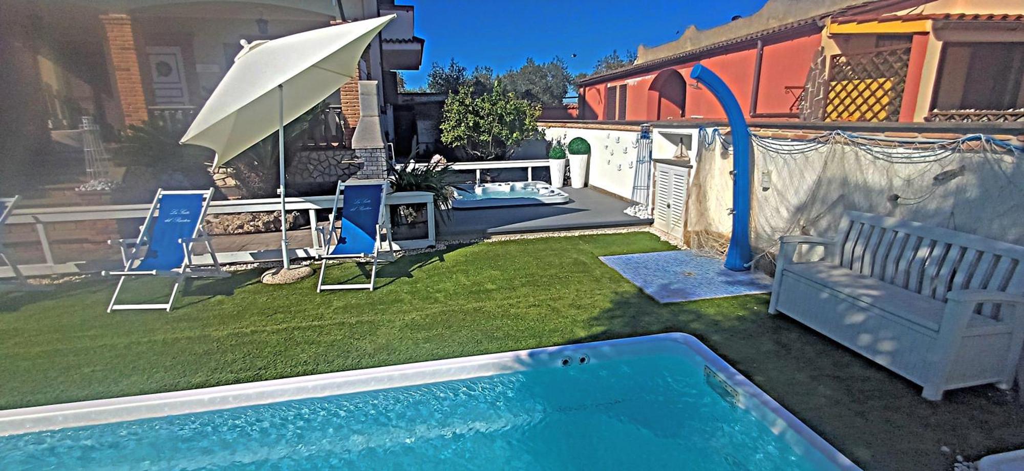 Alloggi Turistici Con Piscina Palestra Jacuzzi Sauna 안치오 외부 사진